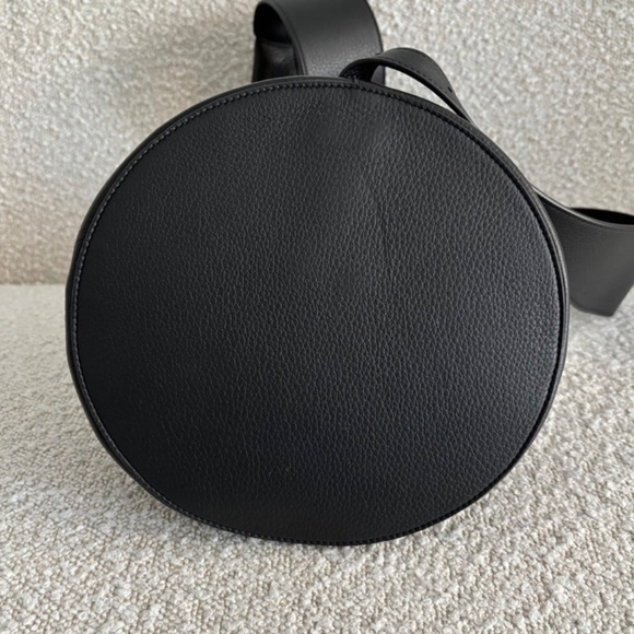 Authentic The Row Miguel Black Leather Backpack - Picture 9 of 16